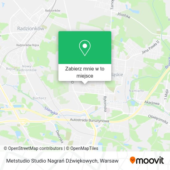 Mapa Metstudio Studio Nagrań Dźwiękowych