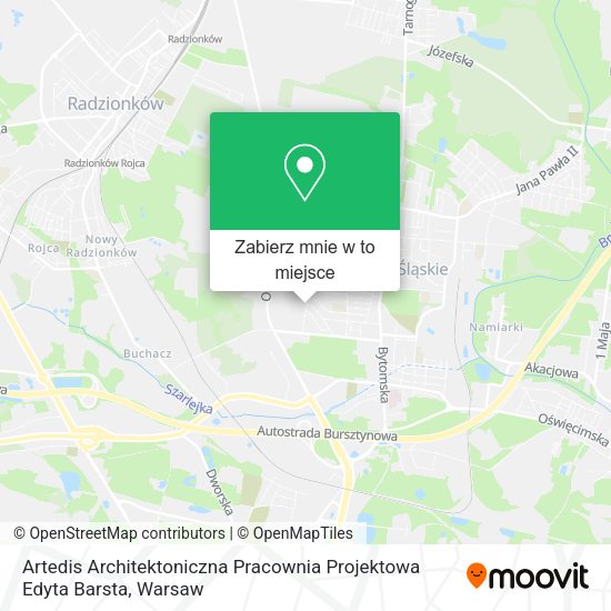 Mapa Artedis Architektoniczna Pracownia Projektowa Edyta Barsta