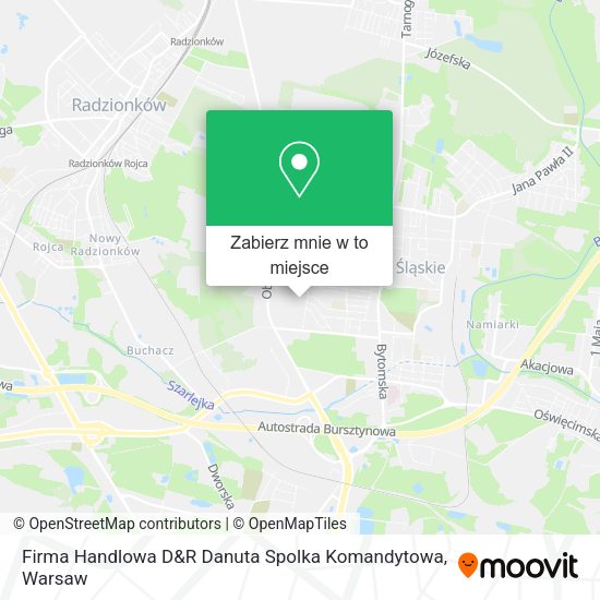 Mapa Firma Handlowa D&R Danuta Spolka Komandytowa