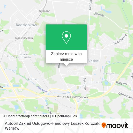 Mapa Autooil Zakład Usługowo-Handlowy Leszek Korczak