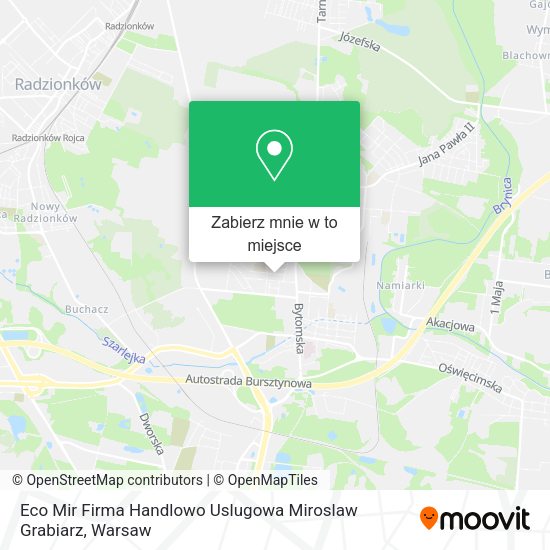 Mapa Eco Mir Firma Handlowo Uslugowa Miroslaw Grabiarz