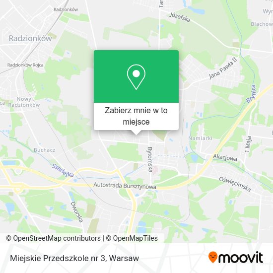 Mapa Miejskie Przedszkole nr 3