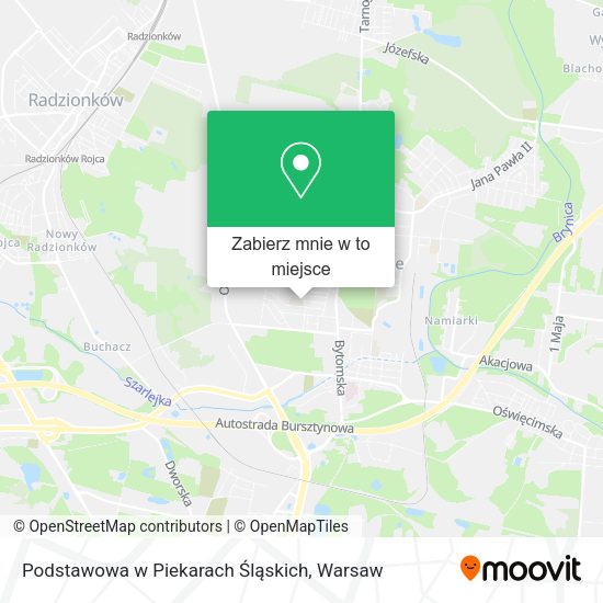 Mapa Podstawowa w Piekarach Śląskich