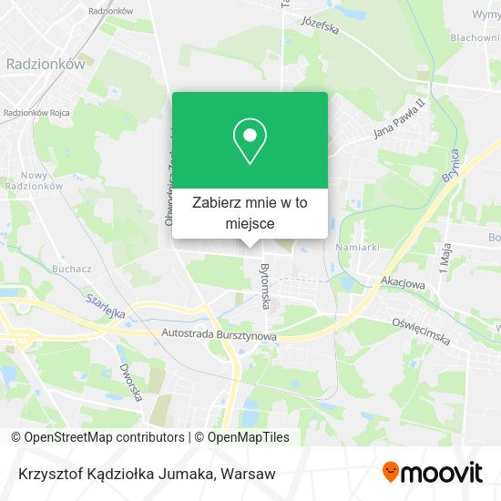 Mapa Krzysztof Kądziołka Jumaka