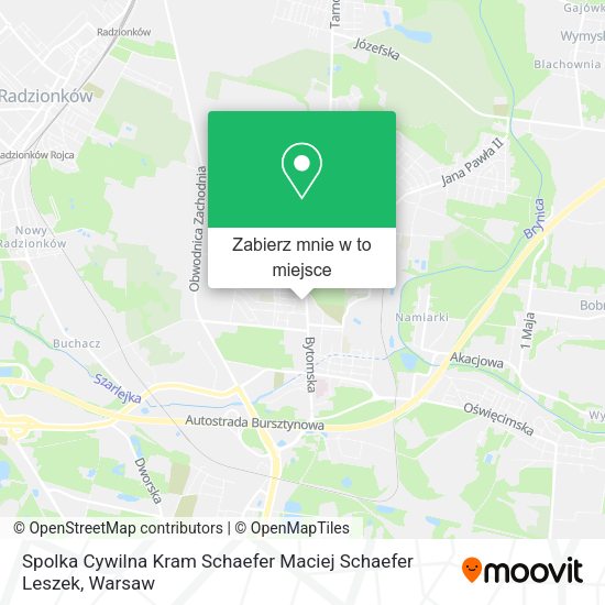 Mapa Spolka Cywilna Kram Schaefer Maciej Schaefer Leszek