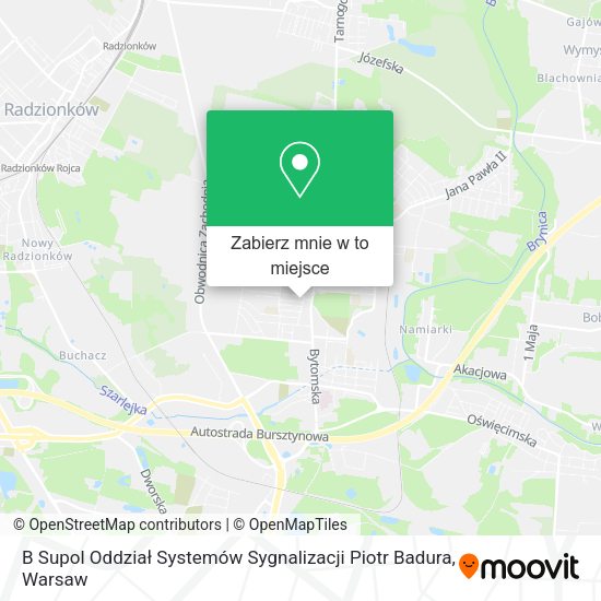 Mapa B Supol Oddział Systemów Sygnalizacji Piotr Badura