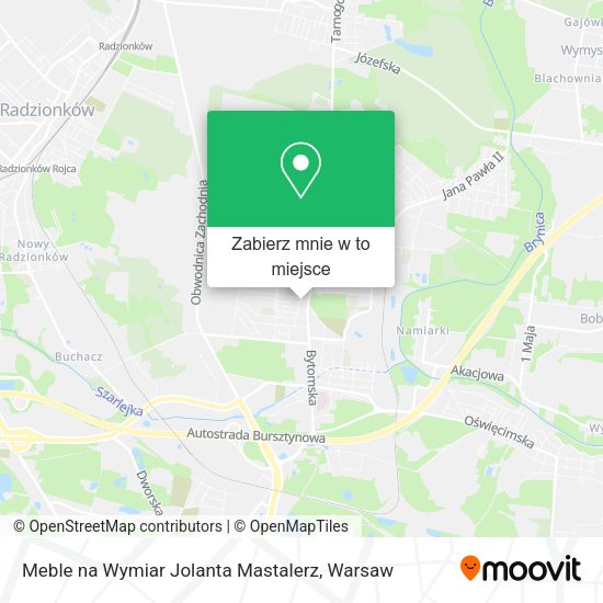 Mapa Meble na Wymiar Jolanta Mastalerz