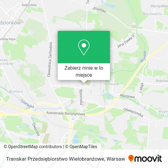 Mapa Transkar Przedsiębiorstwo Wielobranżowe