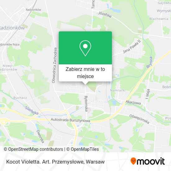 Mapa Kocot Violetta. Art. Przemysłowe