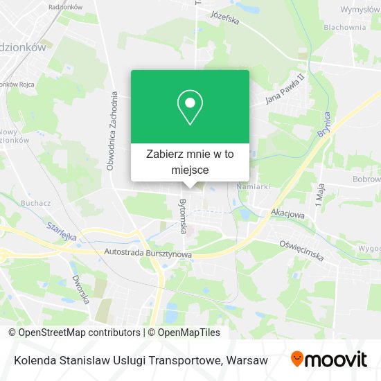 Mapa Kolenda Stanislaw Uslugi Transportowe