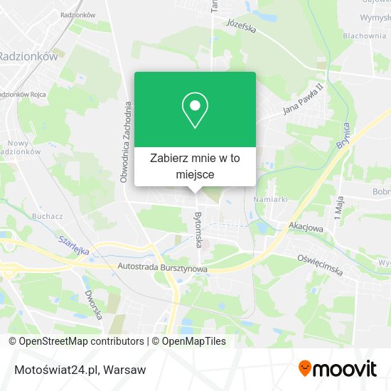 Mapa Motoświat24.pl