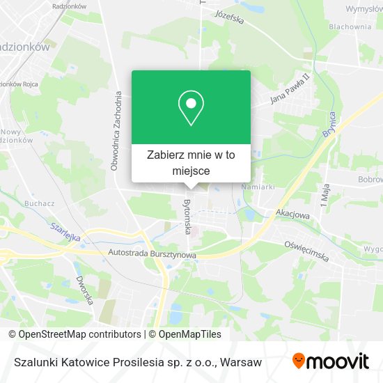 Mapa Szalunki Katowice Prosilesia sp. z o.o.