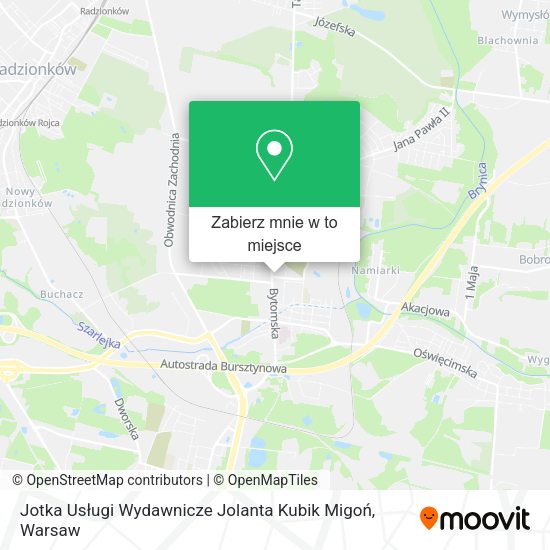 Mapa Jotka Usługi Wydawnicze Jolanta Kubik Migoń