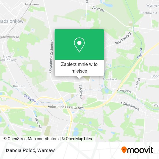 Mapa Izabela Połeć