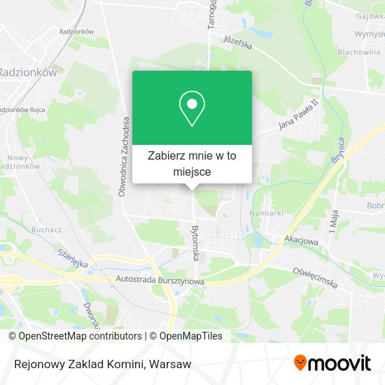 Mapa Rejonowy Zaklad Komini