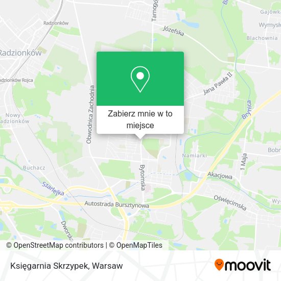 Mapa Księgarnia Skrzypek