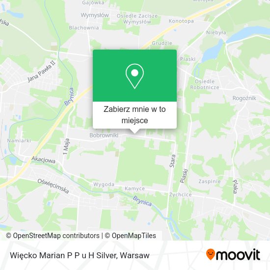 Mapa Więcko Marian P P u H Silver