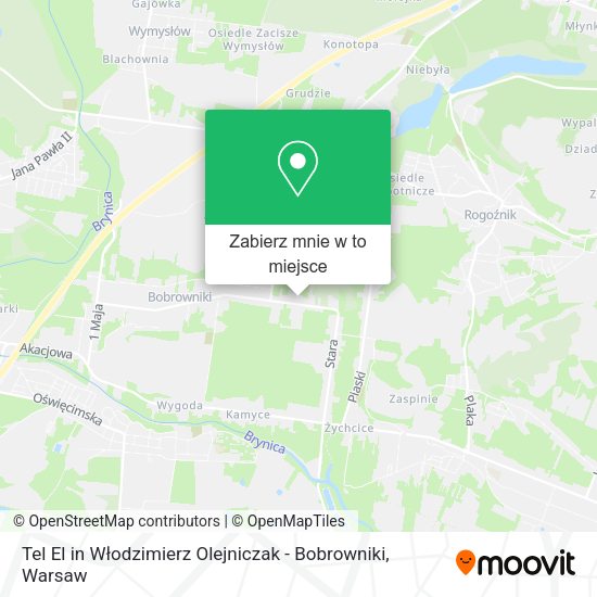 Mapa Tel El in Włodzimierz Olejniczak - Bobrowniki