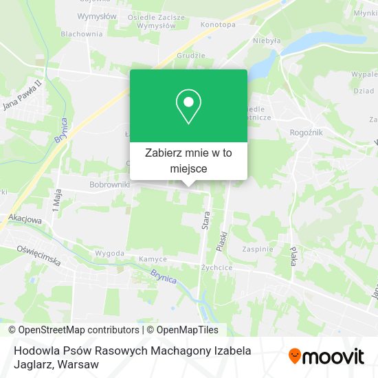 Mapa Hodowla Psów Rasowych Machagony Izabela Jaglarz