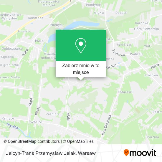 Mapa Jelcyn-Trans Przemysław Jelak