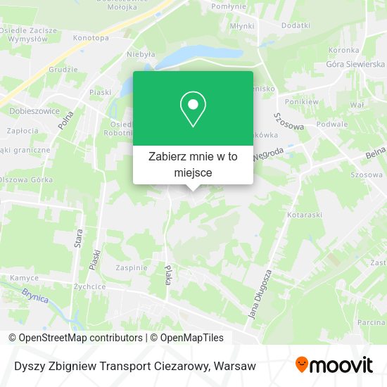 Mapa Dyszy Zbigniew Transport Ciezarowy