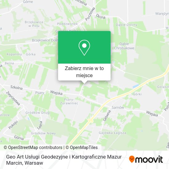 Mapa Geo Art Usługi Geodezyjne i Kartograficzne Mazur Marcin