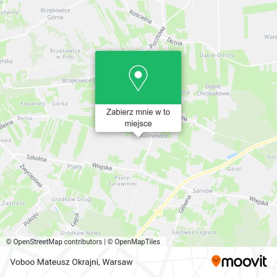 Mapa Voboo Mateusz Okrajni