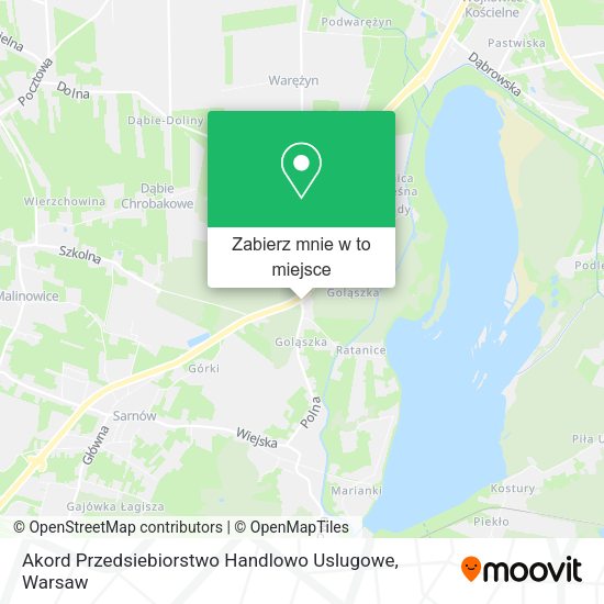 Mapa Akord Przedsiebiorstwo Handlowo Uslugowe