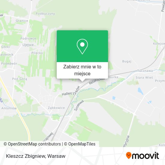 Mapa Kleszcz Zbigniew