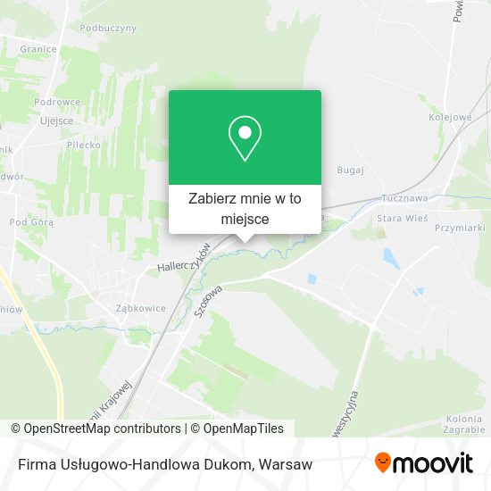 Mapa Firma Usługowo-Handlowa Dukom