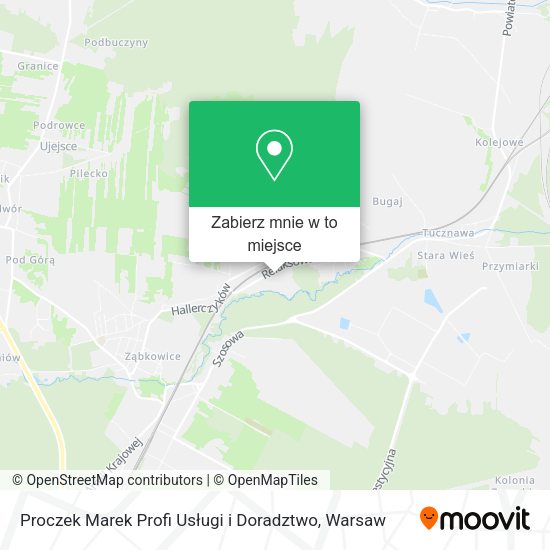 Mapa Proczek Marek Profi Usługi i Doradztwo