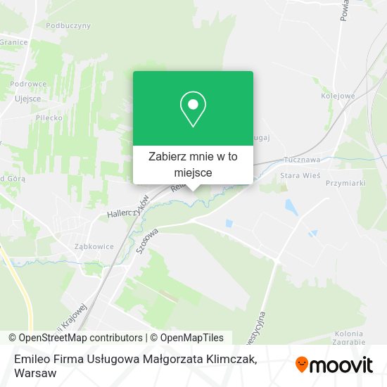 Mapa Emileo Firma Usługowa Małgorzata Klimczak