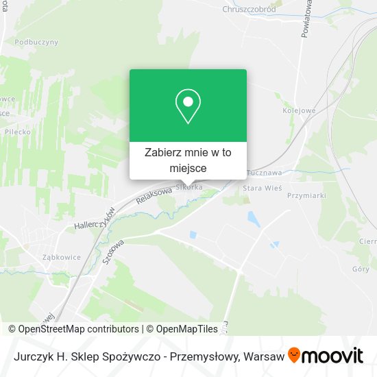 Mapa Jurczyk H. Sklep Spożywczo - Przemysłowy