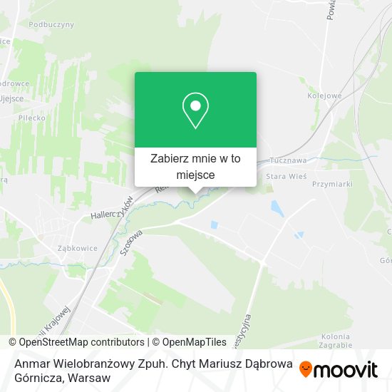 Mapa Anmar Wielobranżowy Zpuh. Chyt Mariusz Dąbrowa Górnicza