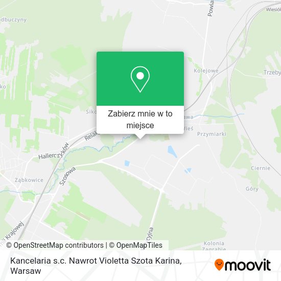 Mapa Kancelaria s.c. Nawrot Violetta Szota Karina