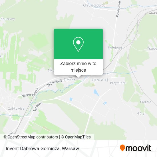 Mapa Invent Dąbrowa Górnicza