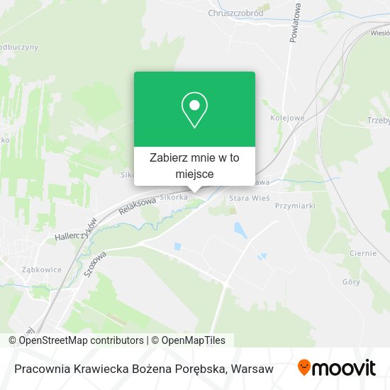 Mapa Pracownia Krawiecka Bożena Porębska