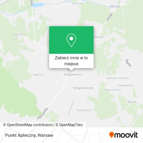 Mapa Punkt Apteczny