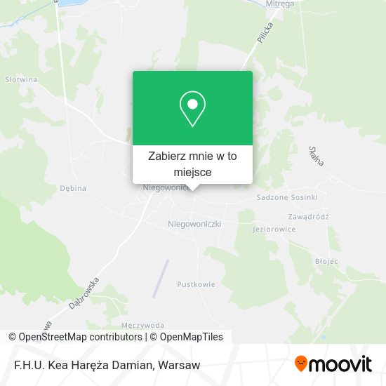 Mapa F.H.U. Kea Haręża Damian