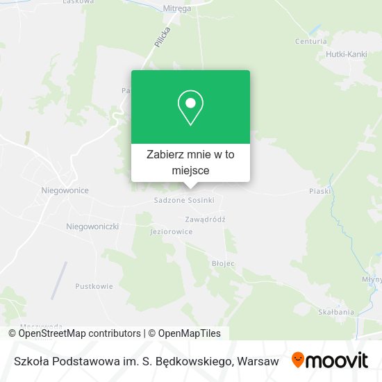 Mapa Szkoła Podstawowa im. S. Będkowskiego