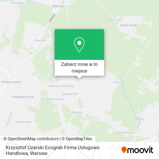 Mapa Krzysztof Uzarski Ecograb Firma Usługowo Handlowa