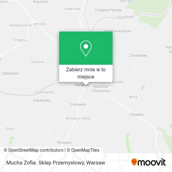 Mapa Mucha Zofia. Sklep Przemysłowy