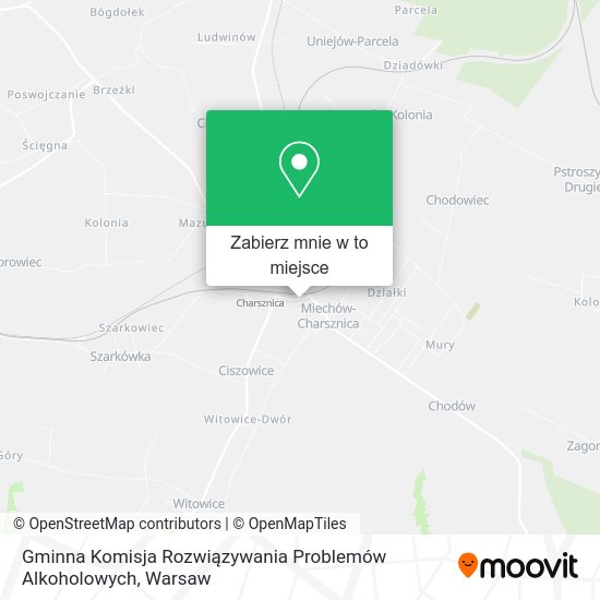 Mapa Gminna Komisja Rozwiązywania Problemów Alkoholowych