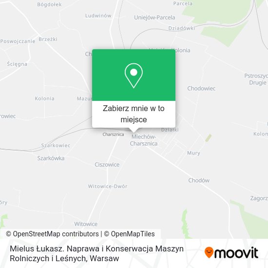 Mapa Mielus Łukasz. Naprawa i Konserwacja Maszyn Rolniczych i Leśnych