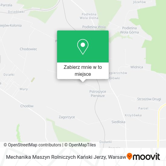 Mapa Mechanika Maszyn Rolniczych Kański Jerzy