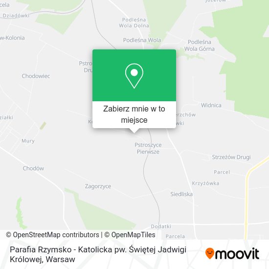 Mapa Parafia Rzymsko - Katolicka pw. Świętej Jadwigi Królowej