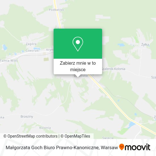 Mapa Małgorzata Goch Biuro Prawno-Kanoniczne