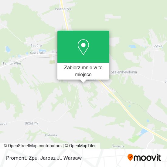 Mapa Promont. Zpu. Jarosz J.