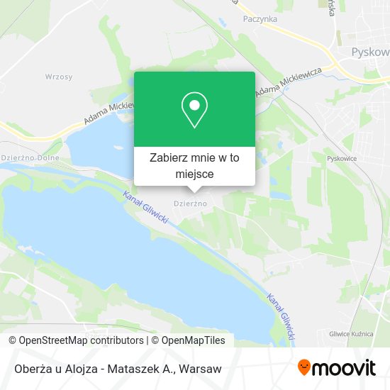 Mapa Oberża u Alojza - Mataszek A.