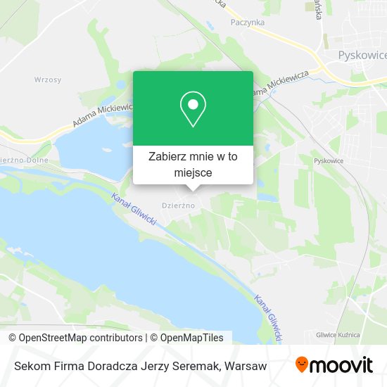 Mapa Sekom Firma Doradcza Jerzy Seremak